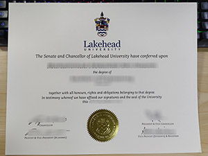 加拿大湖首大学毕业证样本