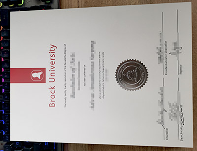 加拿大布鲁克大学毕业证样本