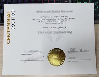 加拿大酒店管理百年学院毕业证样本
