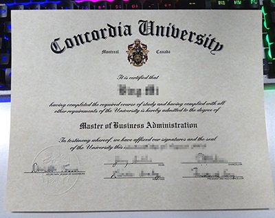 加拿大康考迪亚大学毕业证样本
